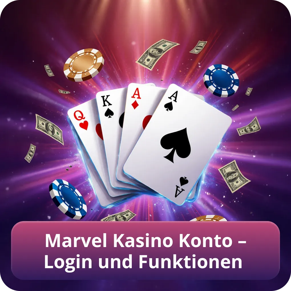 Marvel Kasino Konto – Login und Funktionen