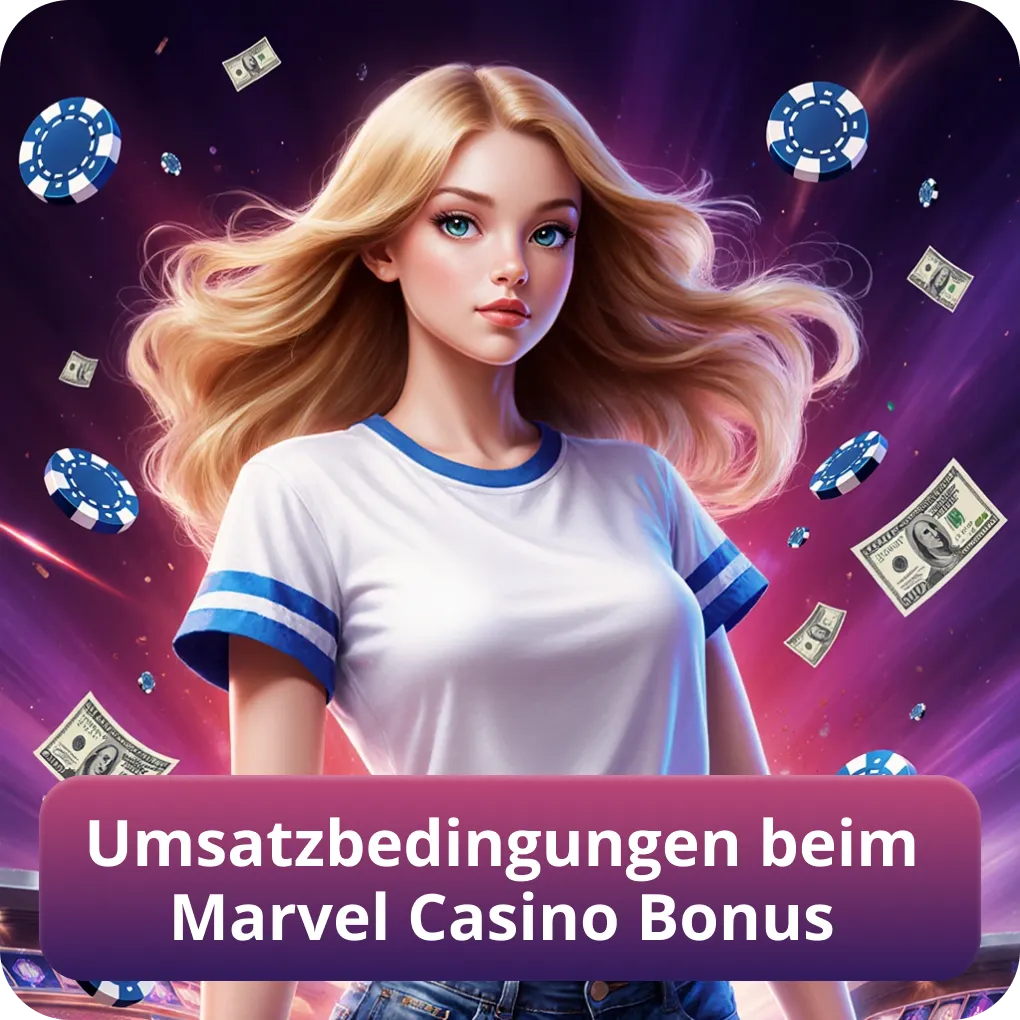 Umsatzbedingungen beim Marvel Casino Bonus